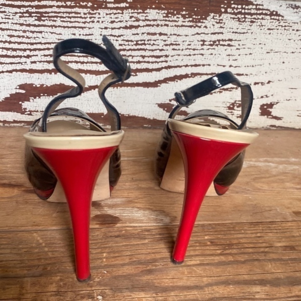 Giuseppi Zanotti Peep Toe Patent Leather Pump 8.5 - Picture 5 of 7